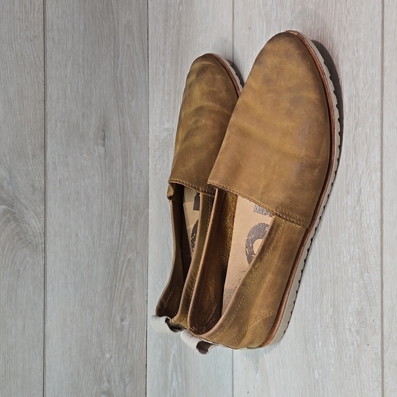 Sorel Women Ella Leather Loafer Slip on shoes sz 9 - Picture 1 of 10